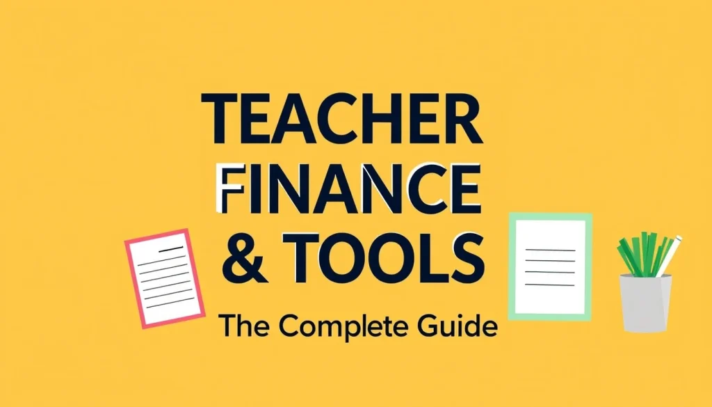 Teacher Personal Finance & Tools — The Complete Guide Teacher Personal Finance & Tools — The Complete Guide